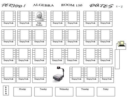 Seating Chart Excel Template Database